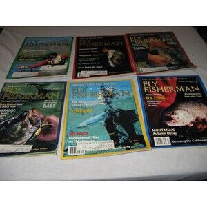 Lot Of 6 Different Fly Fisherman Magazine From 1988 Trout Orvis Fishing Reels